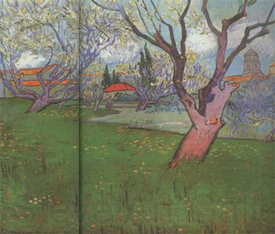 Vincent Van Gogh View of Arles with Trees in Blossom (nn04)
